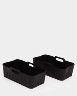 Air fryer Rectangular Tray - Pack of 2