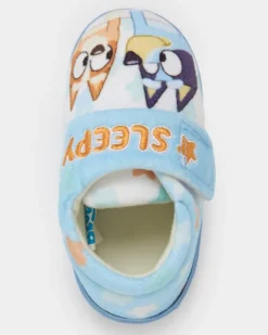 Baby Blue Bluey Slippers (Size 5 Infant-10)