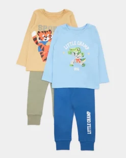 Baby Boys Pyjamas - Pack Of 2 (6 Months-4 Years)