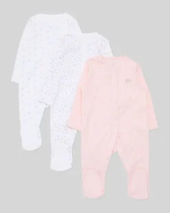 Baby Cotton Sleepsuits - Pack Of 3 (Newborn-23 Months)