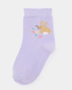 Baby Girls Design Socks - Pack Of 5