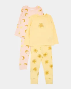 Baby Girls Pyjamas - Pack Of 2 (6 Months-4 Years)