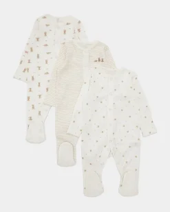Baby Sleepsuit - Pack Of 3 (Newborn-23 Months)