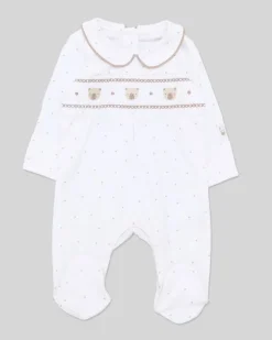 Bear Smock Sleepsuit (Newborn-12 Months)