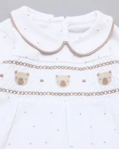 Bear Smock Sleepsuit (Newborn-12 Months)