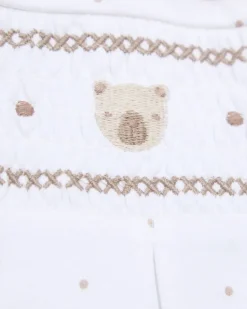 Bear Smock Sleepsuit (Newborn-12 Months)