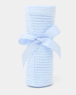 Blue Cellular Blanket