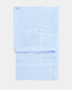 Blue Cellular Blanket