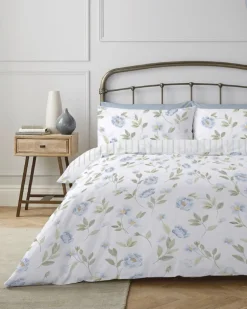 Blue Floral Duvet Set