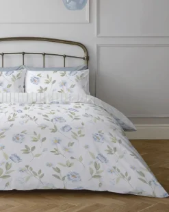 Blue Floral Duvet Set