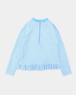 Blue Stripe Rashguard Set (0 Months-5 Years)