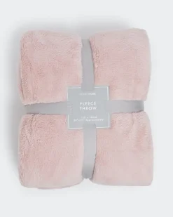 Blush Fleece Throw