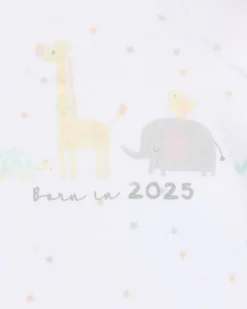 Born In 2025 Two-Way-Zip Set (Newborn-9 Months)