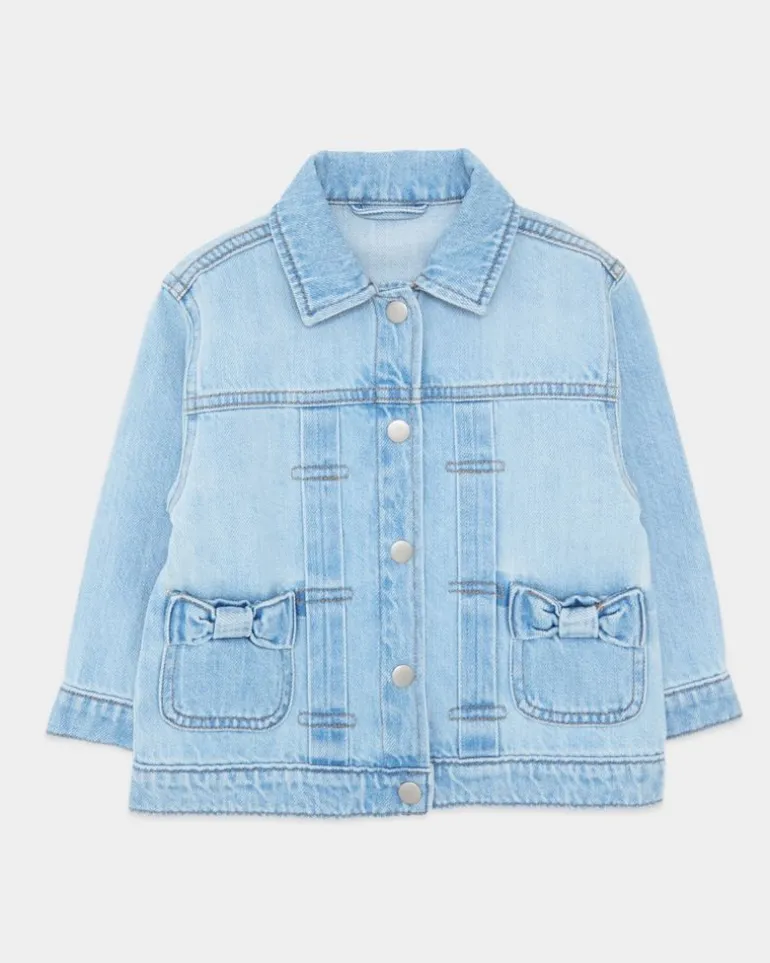 Bow Denim Jacket (6 Months-5 Years)