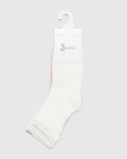 Bow Socks - Pack Of 3