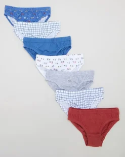 Boys Cotton Briefs - Pack Of 7 - (2-10 Years)