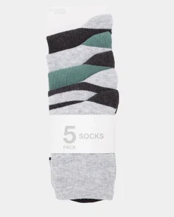 Boys Crew Socks - Pack Of 5