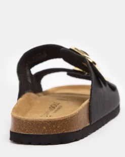 Buckle Footbed Sandals