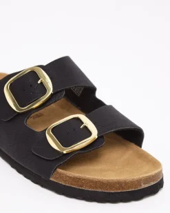 Buckle Footbed Sandals