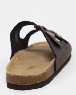 Buckle Footbed Sandals