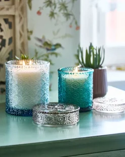 Carolyn Donnelly Eclectic Large Glass Lid Candle