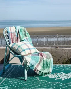 Carolyn Donnelly Eclectic Check Waffle Throw