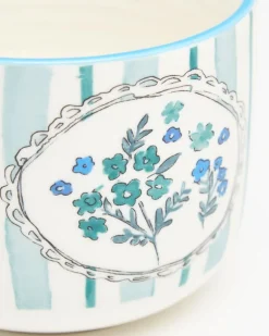 Carolyn Donnelly Eclectic Floral Stripe Mug