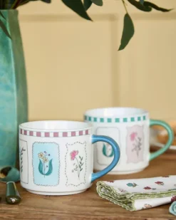 Carolyn Donnelly Eclectic Floral Sketch Mug