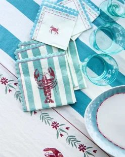 Carolyn Donnelly Eclectic Scalloped Paper Napkins - Pack Of 20
