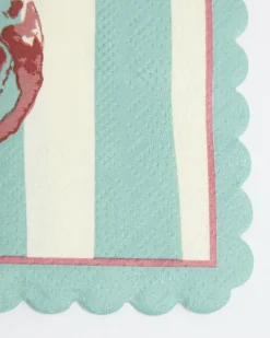 Carolyn Donnelly Eclectic Scalloped Paper Napkins - Pack Of 20