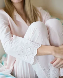 Carolyn Donnelly Eclectic Embroidered Pyjamas Set