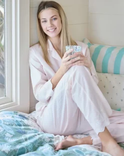 Carolyn Donnelly Eclectic Embroidered Pyjamas Set