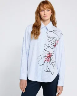 Carolyn Donnelly The Edit Printed Stripe Shirt