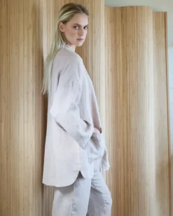 Carolyn Donnelly The Edit Stone Linen Jacket