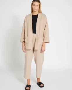 Carolyn Donnelly The Edit Stone Linen Jacket