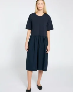 Carolyn Donnelly The Edit Cotton Hem Jersey Dress