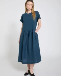 Carolyn Donnelly The Edit Jersey Linen Dress