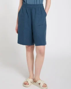 Carolyn Donnelly The Edit Long Linen Shorts