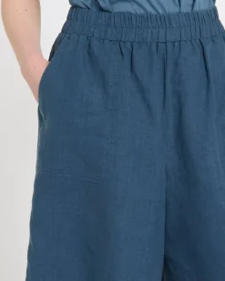 Carolyn Donnelly The Edit Long Linen Shorts