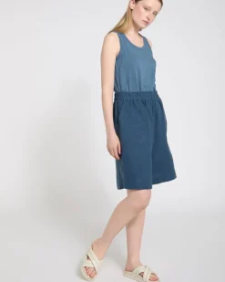 Carolyn Donnelly The Edit Long Linen Shorts
