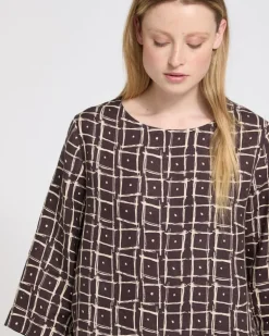 Carolyn Donnelly The Edit Printed Linen Top
