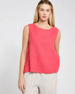 Carolyn Donnelly The Edit Sleeveless Linen Top