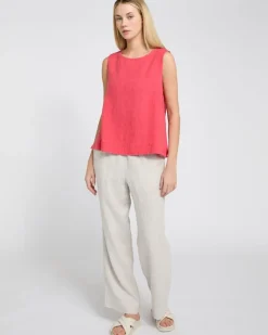 Carolyn Donnelly The Edit Sleeveless Linen Top
