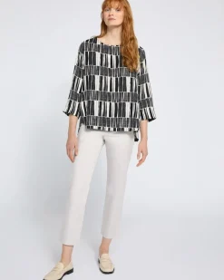 Carolyn Donnelly The Edit Printed Linen Top