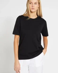 Carolyn Donnelly The Edit Black Cotton T-Shirt