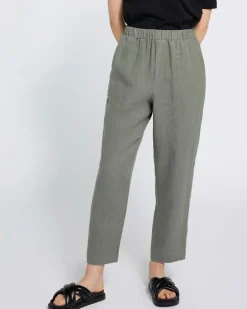 Carolyn Donnelly The Edit Basic Linen Trousers