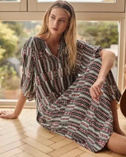 Carolyn Donnelly The Edit Crepe Kaftan Dress