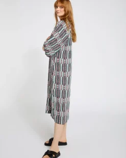 Carolyn Donnelly The Edit Crepe Kaftan Dress