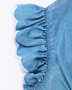 Chambray Short And Top - Two Piece Set (6 Months-5 Years)