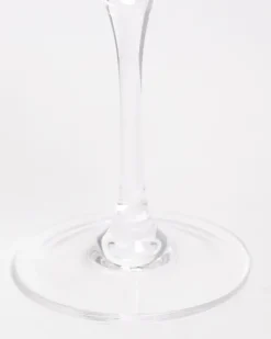 Clear Hammered Champagne Glass